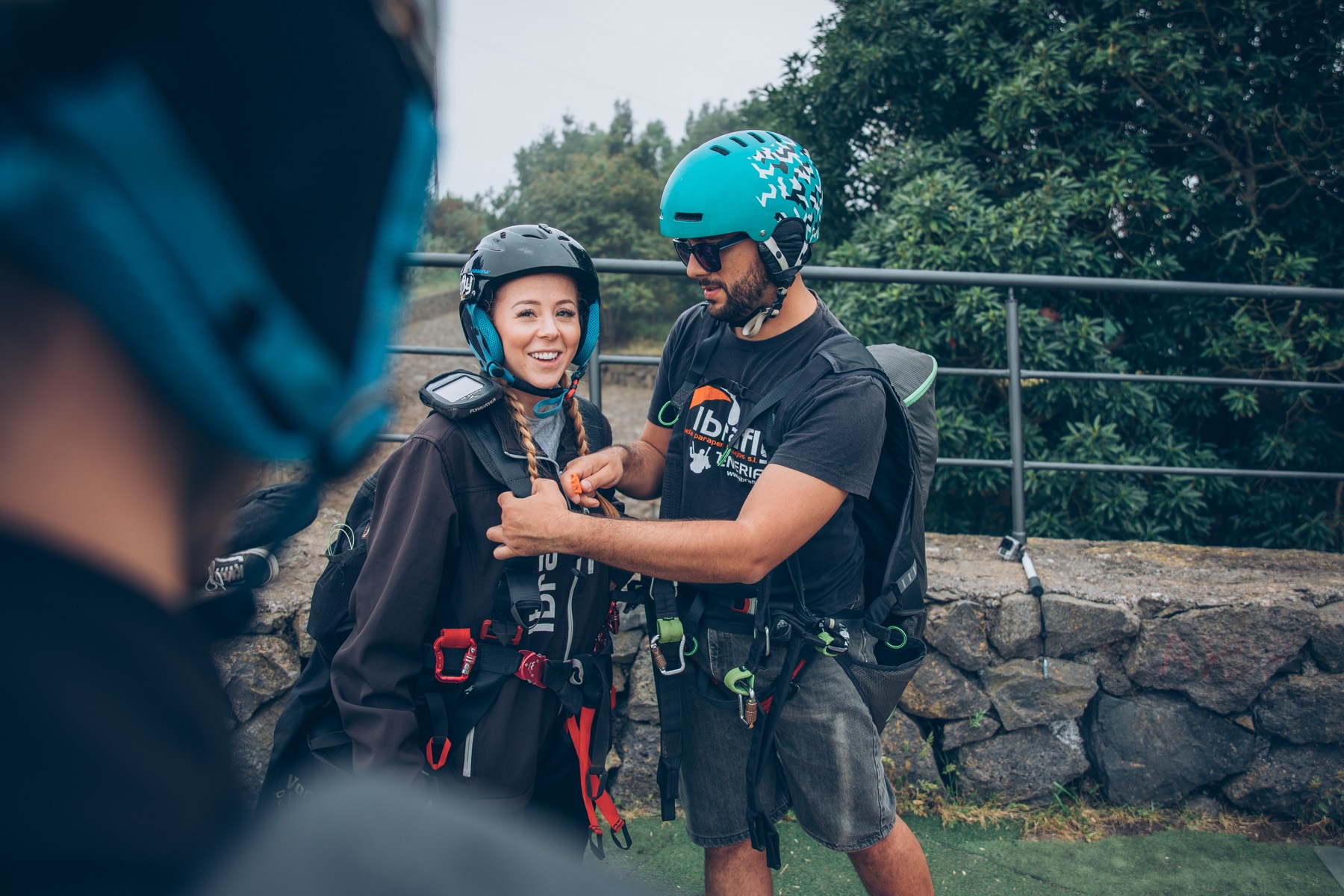 Paragliding Startmoment
